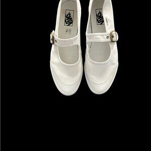 Vans Women's White Mary Jane Sneakers
